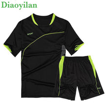 Men Running Suit Short Sleeve+Shorts Basketball Training Tracksuit Quick Dry Loose T-shirt Sports Gym Fitness Exercise Clothing