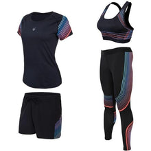 2018 Sports Suits Women's Yoga Sets Fitness Running Sportswear Tights Workout Jogging Suits Gym Sports Clothes 2-5pcs