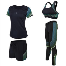 2018 Sports Suits Women's Yoga Sets Fitness Running Sportswear Tights Workout Jogging Suits Gym Sports Clothes 2-5pcs