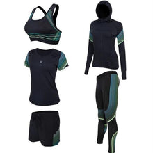 2018 Sports Suits Women's Yoga Sets Fitness Running Sportswear Tights Workout Jogging Suits Gym Sports Clothes 2-5pcs