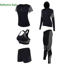 2018 Sports Suits Women's Yoga Sets Fitness Running Sportswear Tights Workout Jogging Suits Gym Sports Clothes 2-5pcs